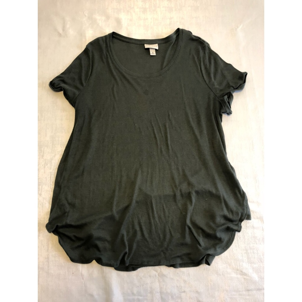 Short sleeve olive ribbed T! Ava&viv! So comfy!